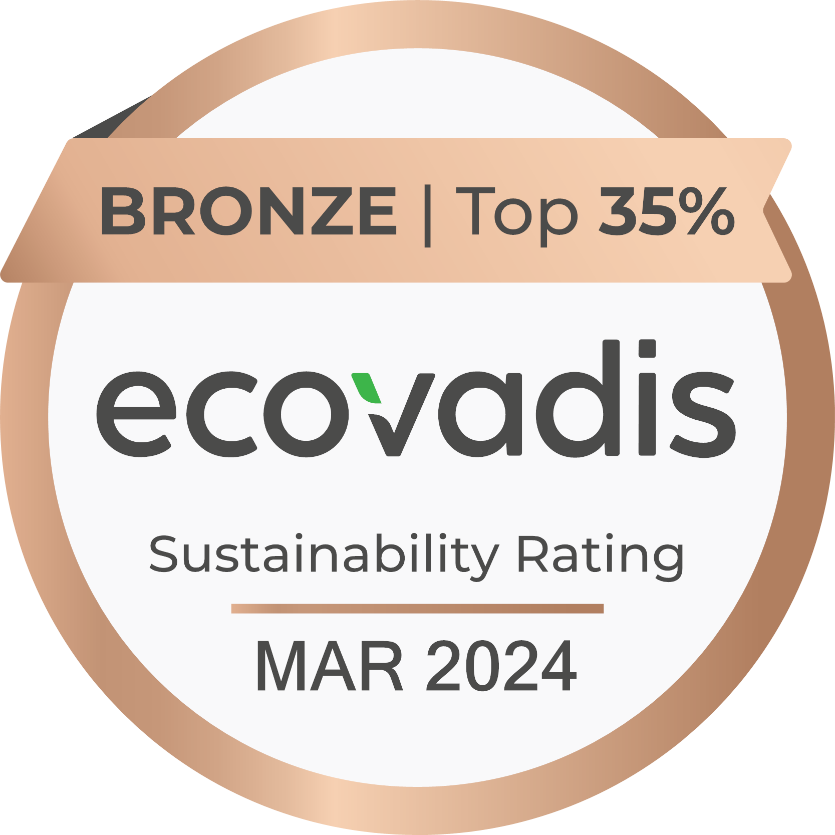 EcoVadis Sustainability Rating 2024